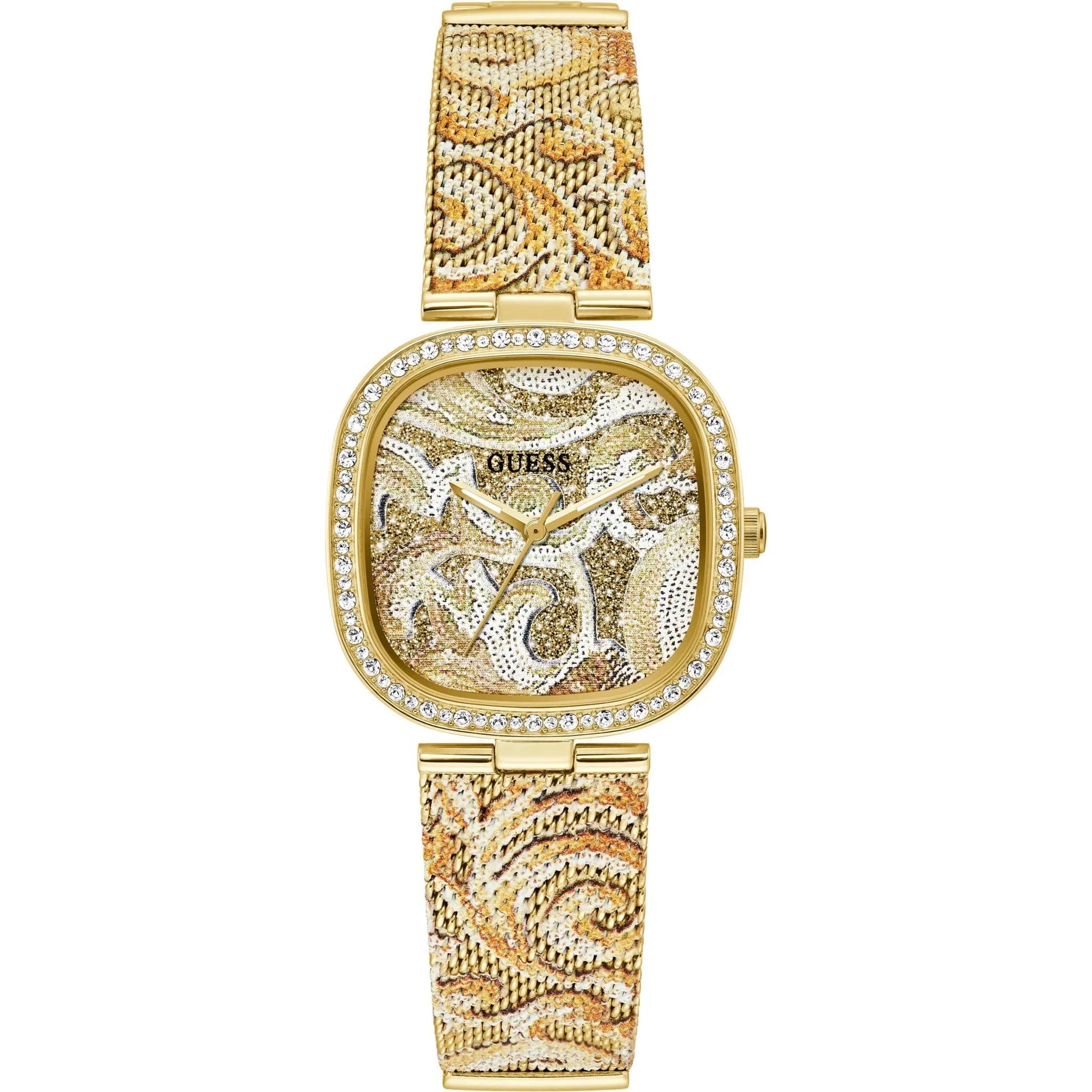 Guess GW0304L2 Quarzuhr Tapestry Goldfarbe - Watchshop24.eu