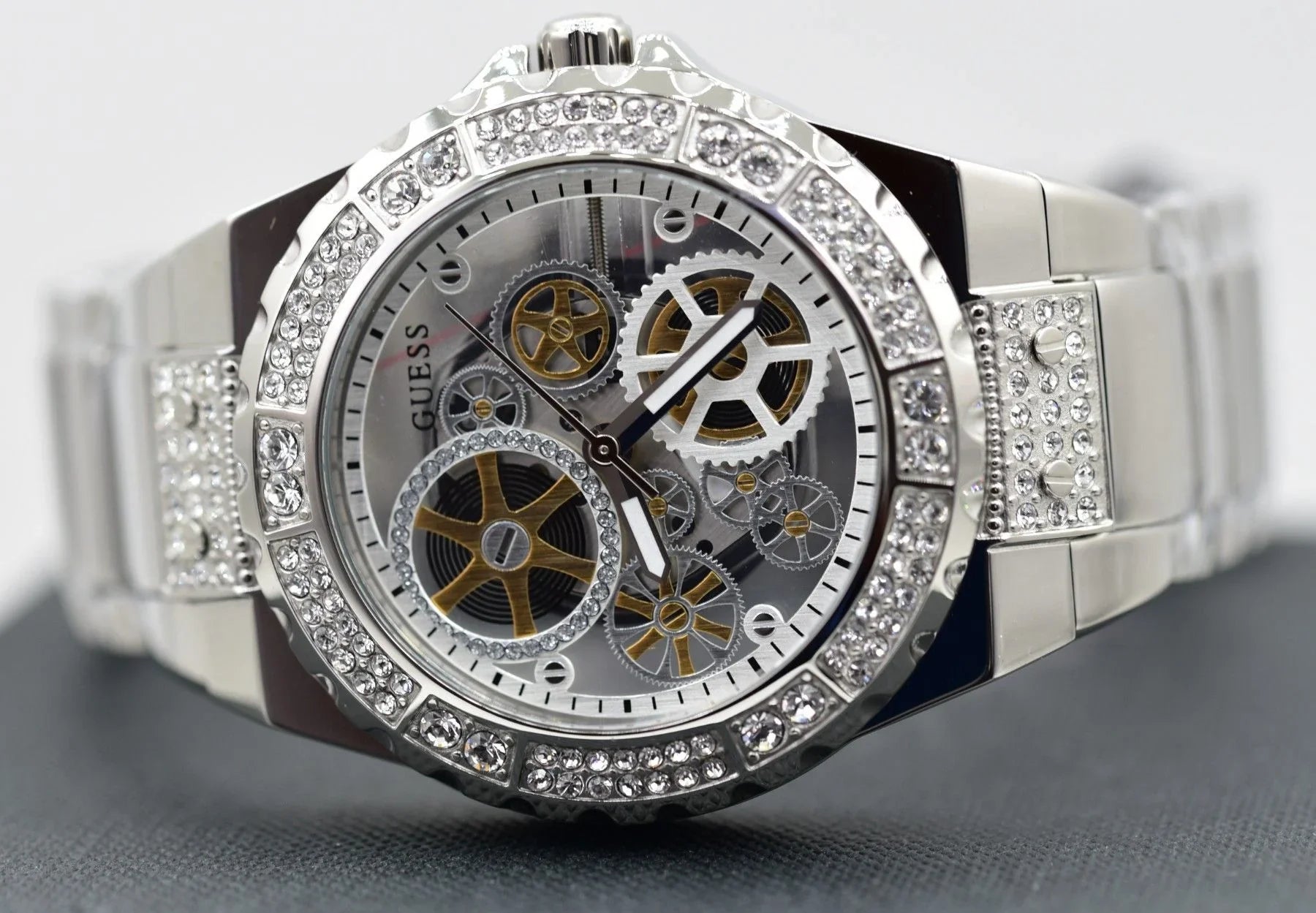 Guess GW0302L1 Quarzuhr Reveal Silber - Watchshop24.eu