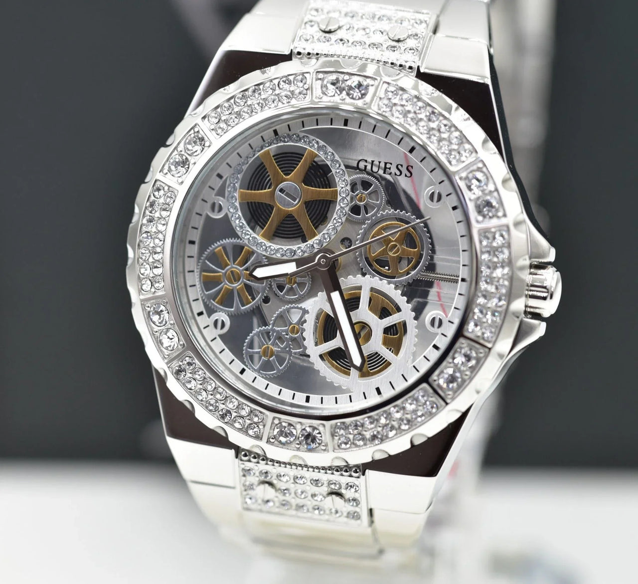 Guess GW0302L1 Quarzuhr Reveal Silber - Watchshop24.eu