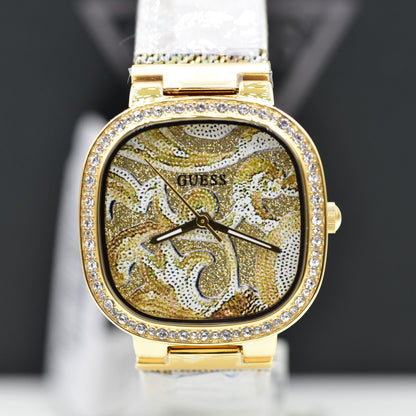Guess GW0304L2 Quarzuhr Tapestry Goldfarbe - Watchshop24.eu