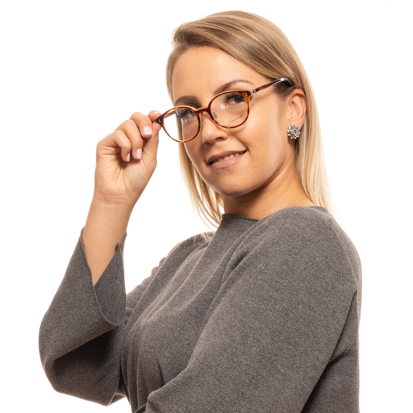Yohji Yamamoto Brille YY1020 101 49 Unisex Braun - Watchshop24.eu