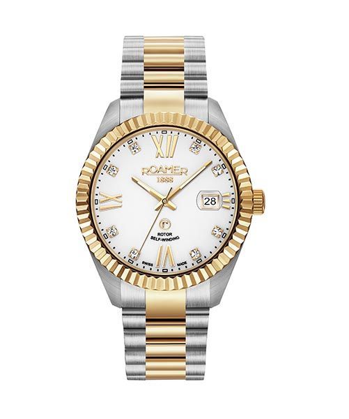 Roamer Primeline Daydate 981666 48 29 90 Automatik - Watchshop24.eu