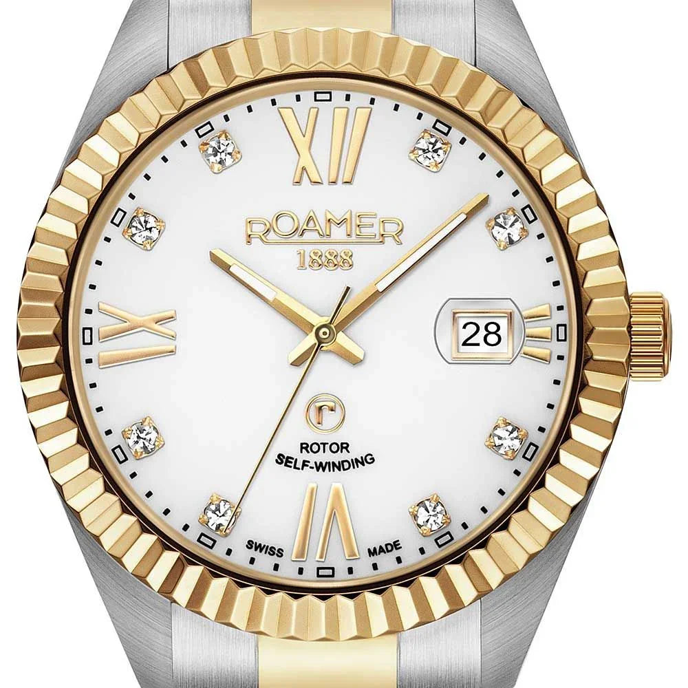 Roamer Primeline Daydate 981666 48 29 90 Automatik - Watchshop24.eu