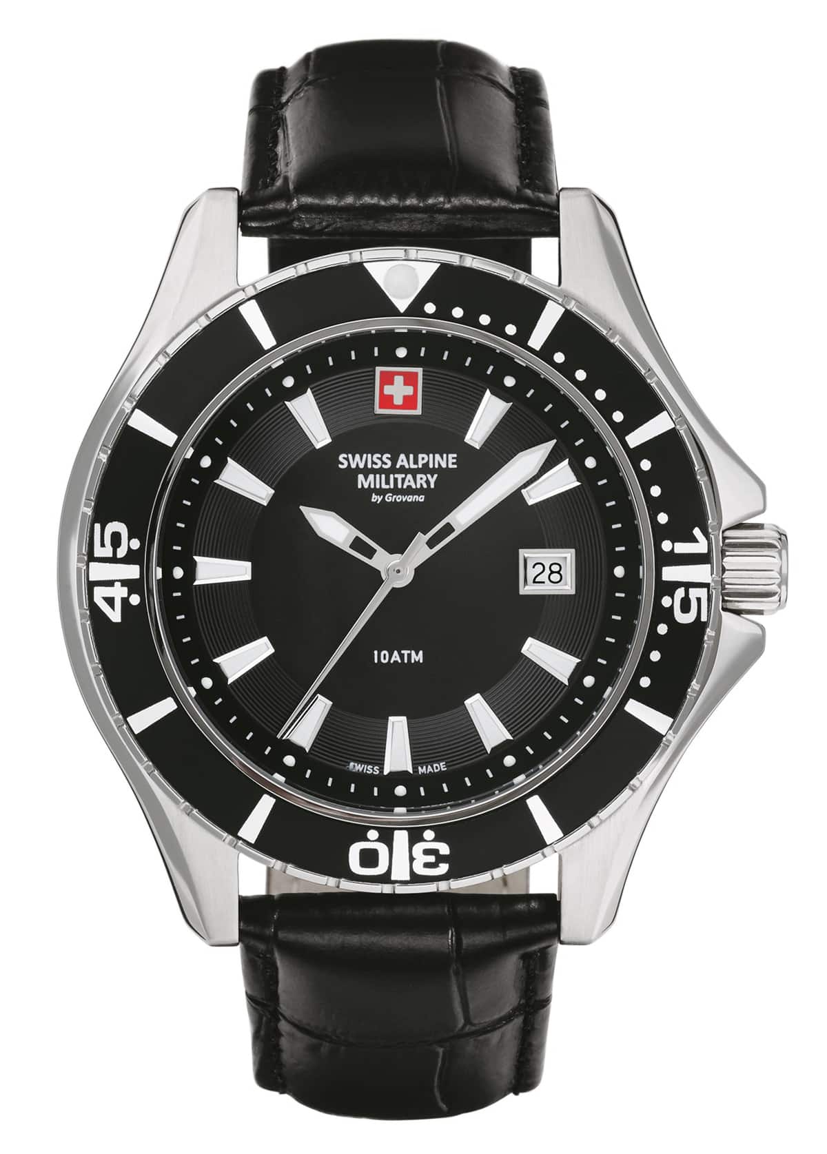 Swiss Alpine Military 7040.1537SAM Leder - Watchshop24.eu